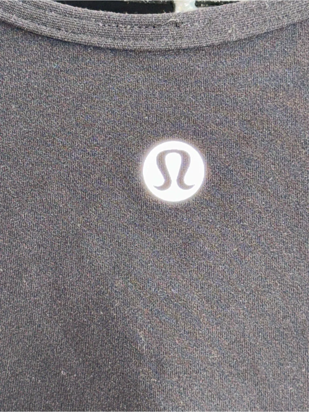 lululemon athletica Black Long-Sleeve Scoop-Neck Crop Top.